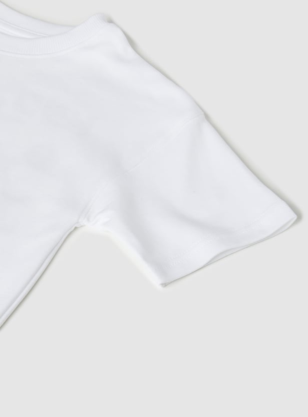 Boys Dragon Ball-Z Print Oversized T-shirt