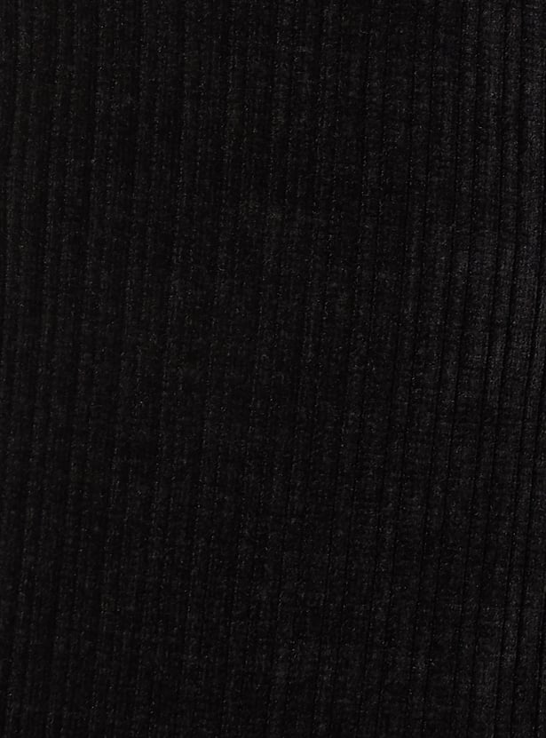 Women Pleated Wide Leg Corduroy Trousers