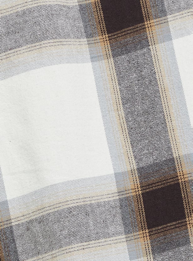 URB_N Men Checked Regular Fit Shirt