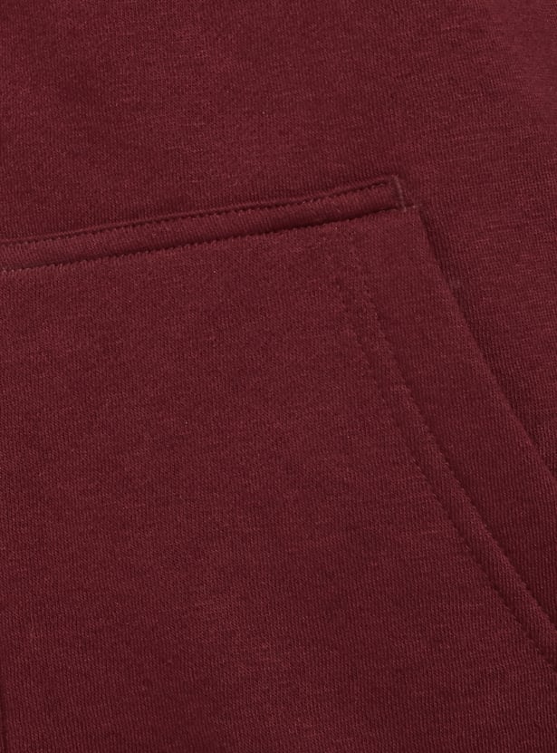 URB_N Men Solid Hooded Sweatshirt