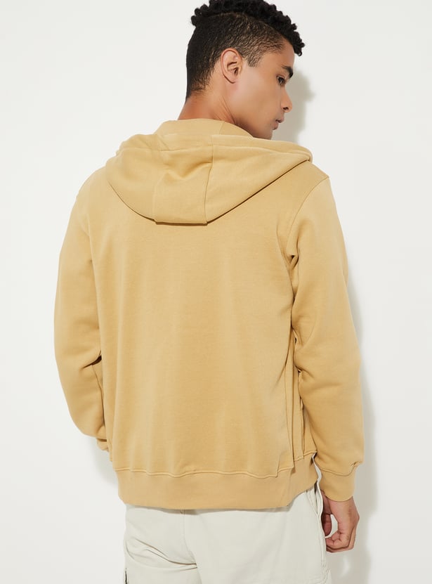 URB_N Men Solid Hooded Sweatshirt