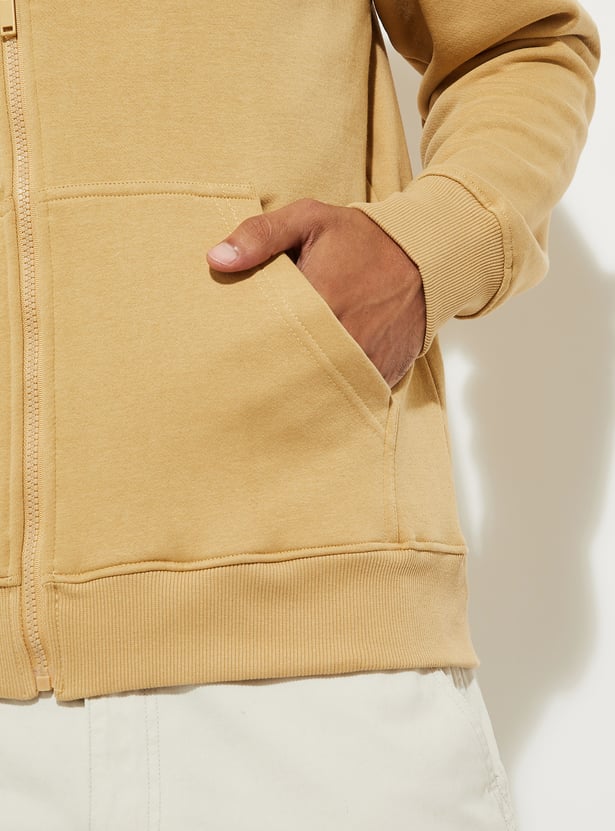 URB_N Men Solid Hooded Sweatshirt