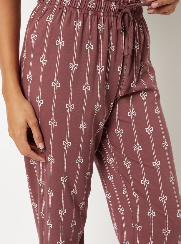 Women Printed PJ Set