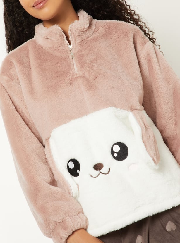 Women Applique Sweatshirt