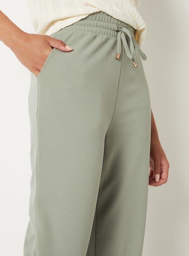 Women Textured Trousers