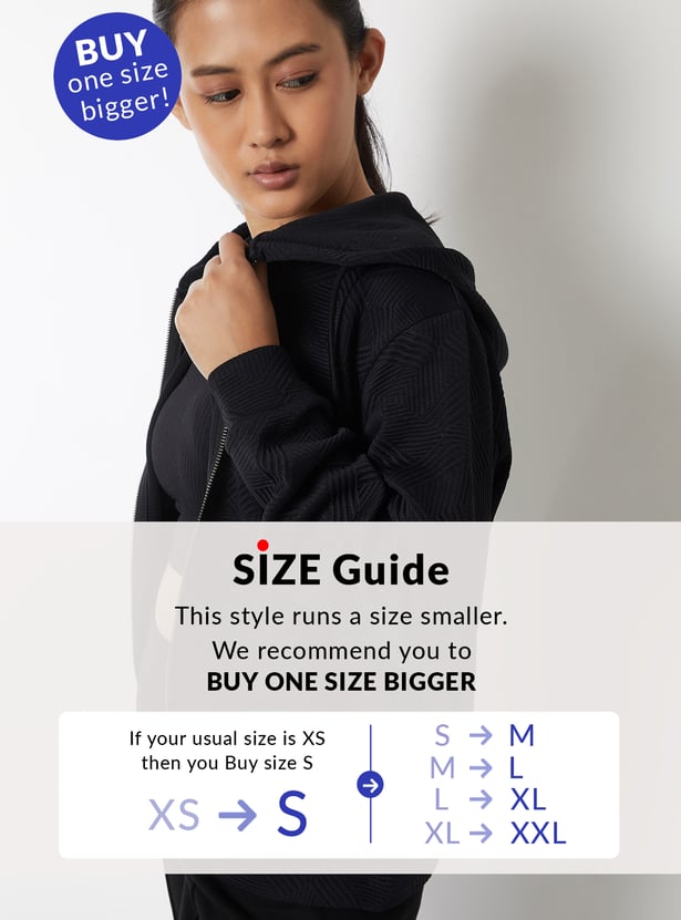 Women Knit Hooded Jacket