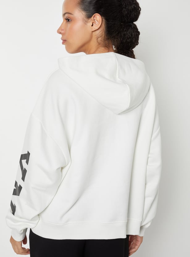 【u ☽様】25SS　Sweatshirt　Fホワイト Buy Women Printed Oversized Sports Sweatshirt Online at just Rs
