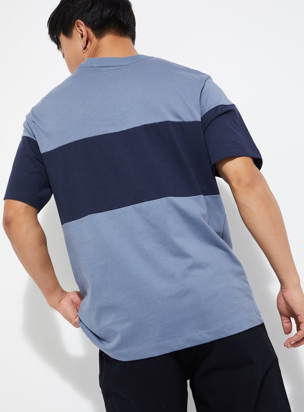 Buy URB_N Men Colourblocked T-shirt Online at just Rs. 399.0