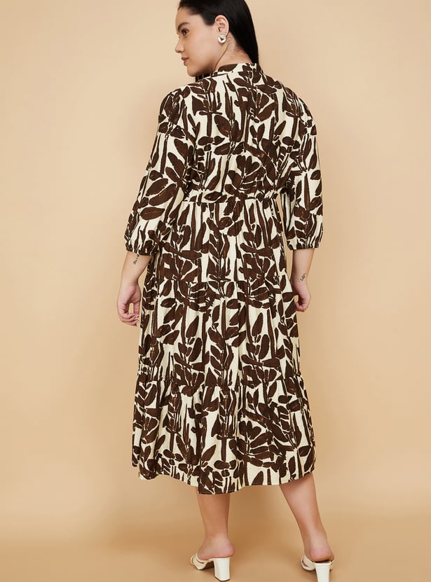 Women Printed Tiered Dress