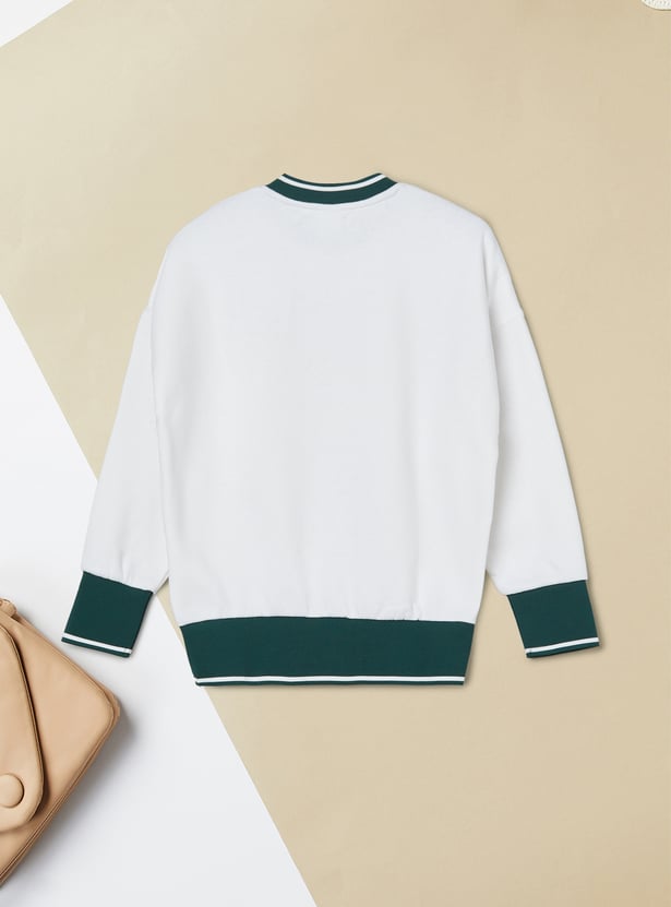 Girls Printed Sweatshirt