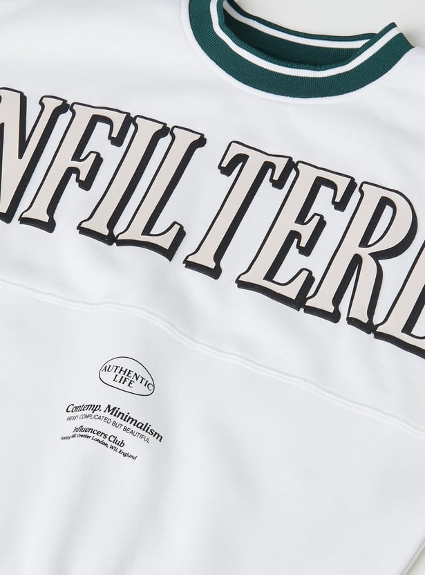 Girls Printed Sweatshirt