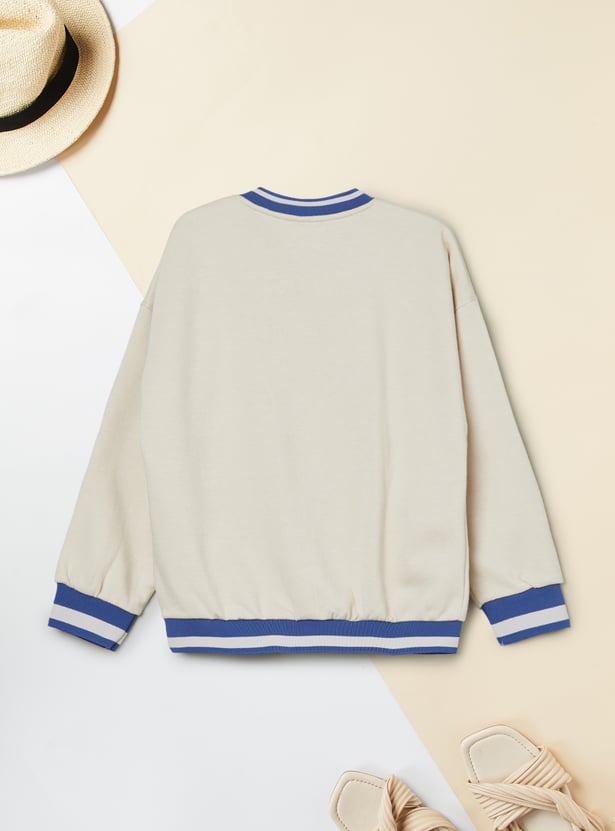 Girls Printed Sweatshirt