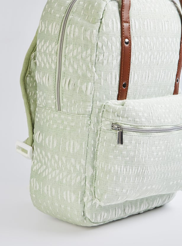 Women Jacquard Backpack