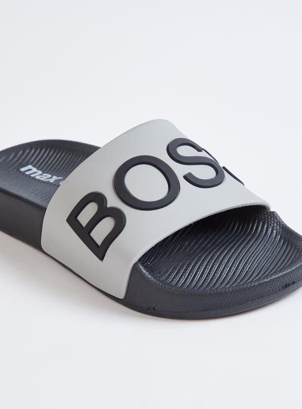 Boys Applique Sliders