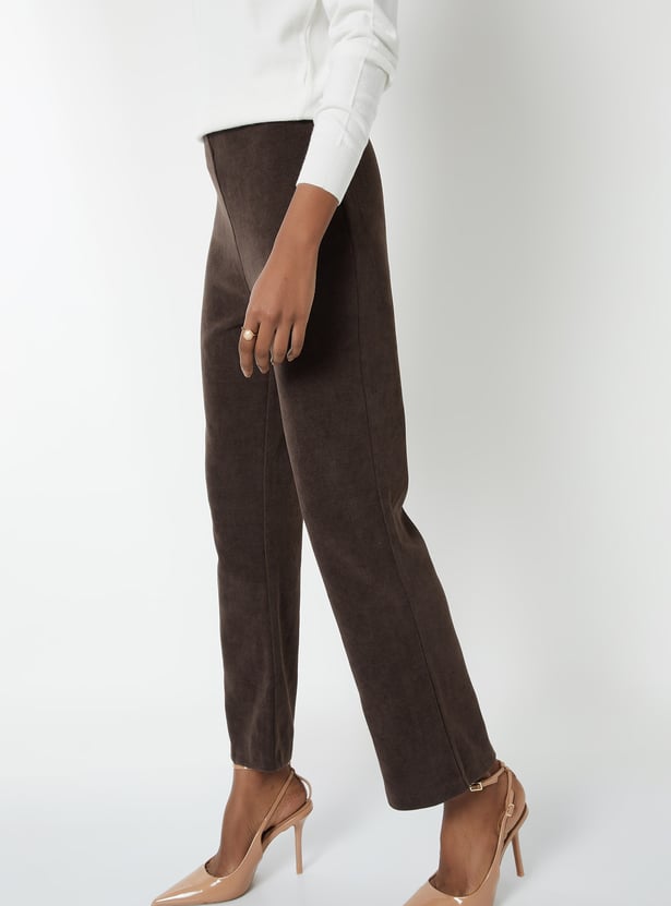 Kalki x Max Women Knit Textured Flared Trousers