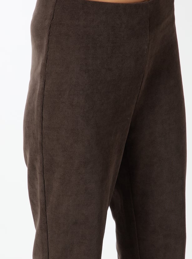 Kalki x Max Women Knit Textured Flared Trousers