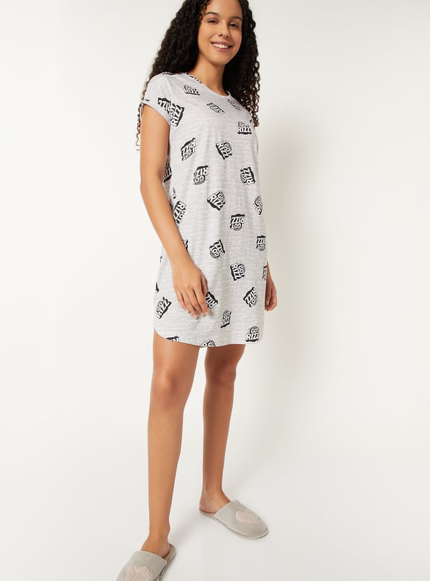 Women Printed Nightdress