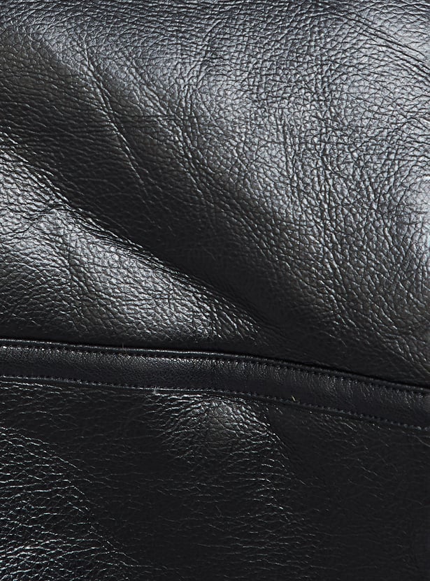 ALAYA F x URB_N Women Fur Lined Biker Jacket