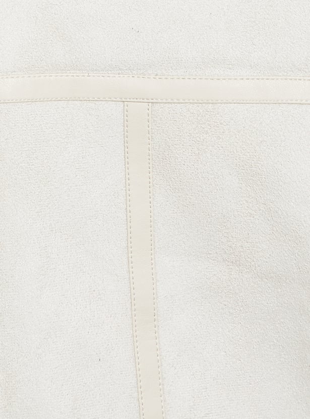 ALAYA F x URB_N Women Faux Fur Lined Biker Jacket