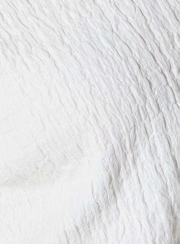 ALAYA F x URB_N Women Textured Shirt