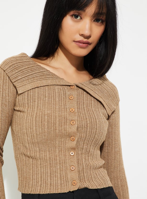 URB_N Women Ribbed Crop Top