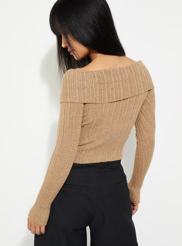 URB_N Women Ribbed Crop Top