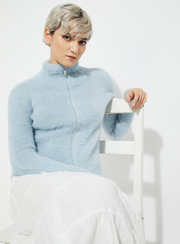 ALAYA F x URB_N Women Faux Fur Jacket