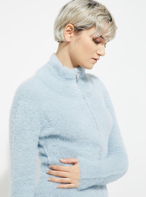 ALAYA F x URB_N Women Faux Fur Jacket