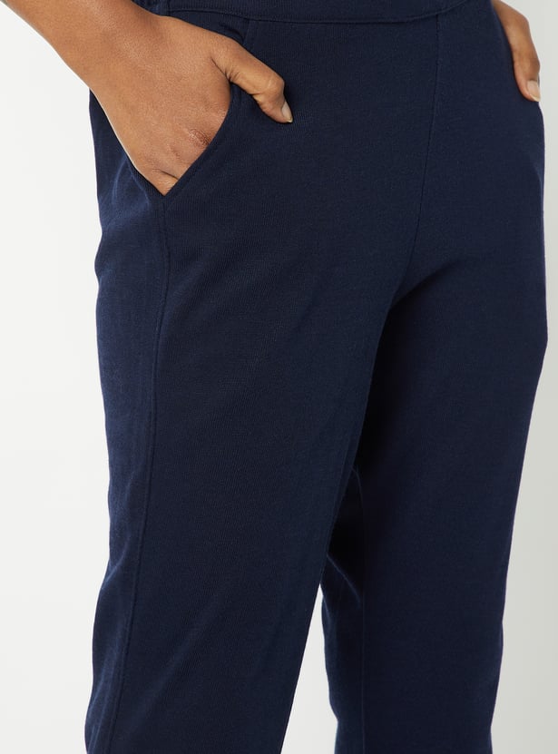 Women Knit Straight Pants