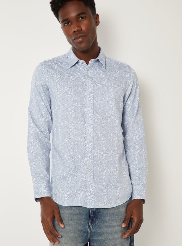 Men Floral Print Regular Fit Shirt