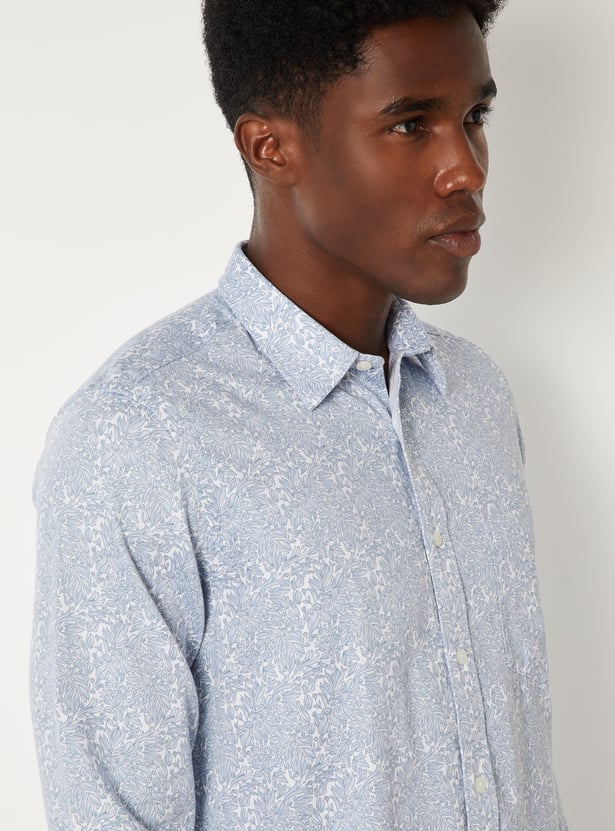 Men Floral Print Regular Fit Shirt