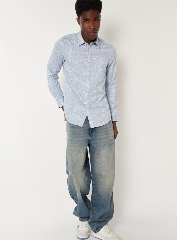 Men Floral Print Regular Fit Shirt