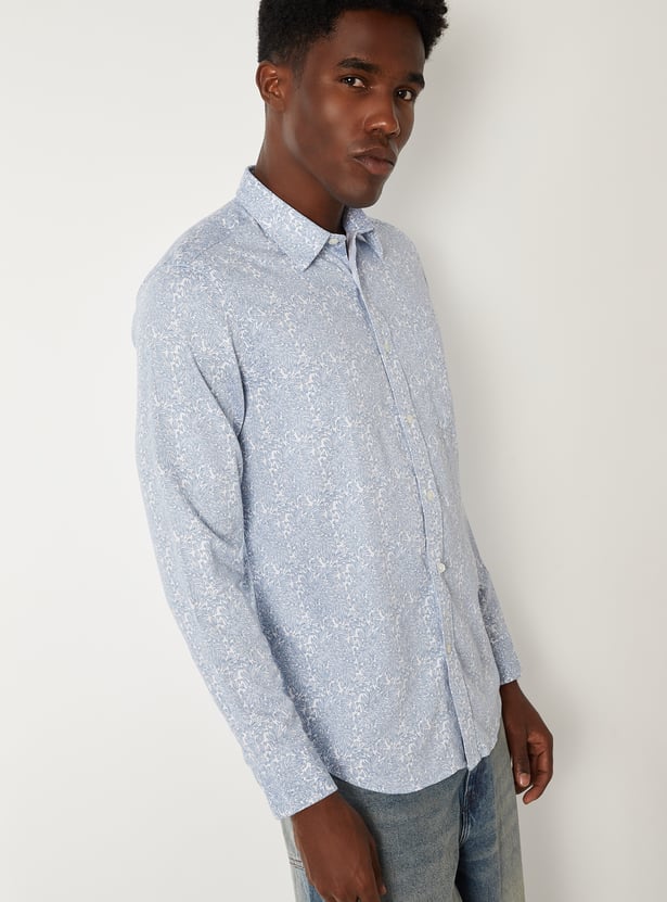 Men Floral Print Regular Fit Shirt