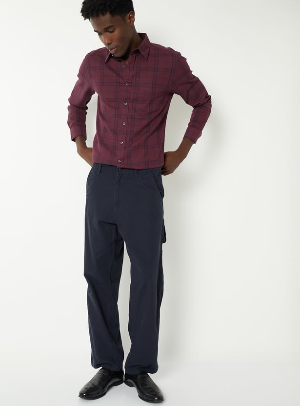 Men Checked Regular Fit Shirt