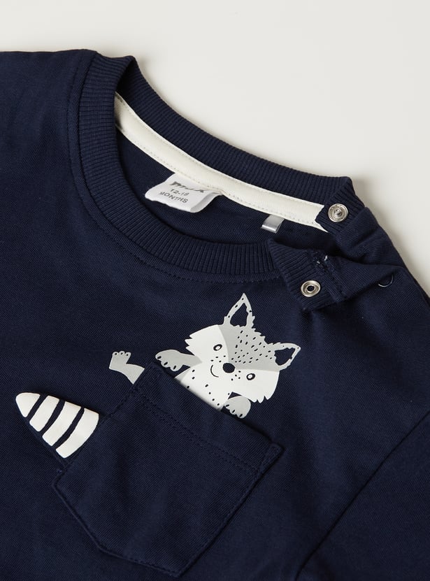 Boys Striped Shorts Set