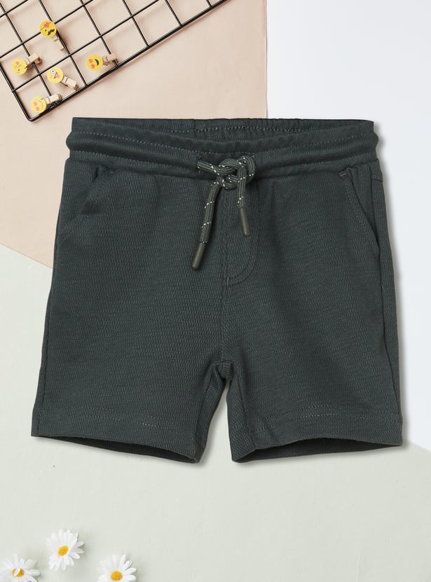 Boys Striped Shorts Set