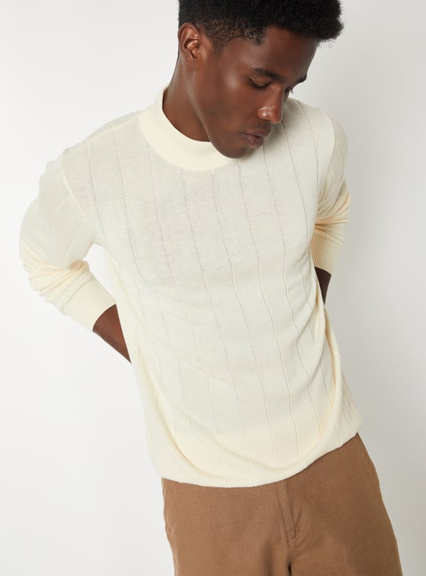 Men Knit Slim Fit Sweater