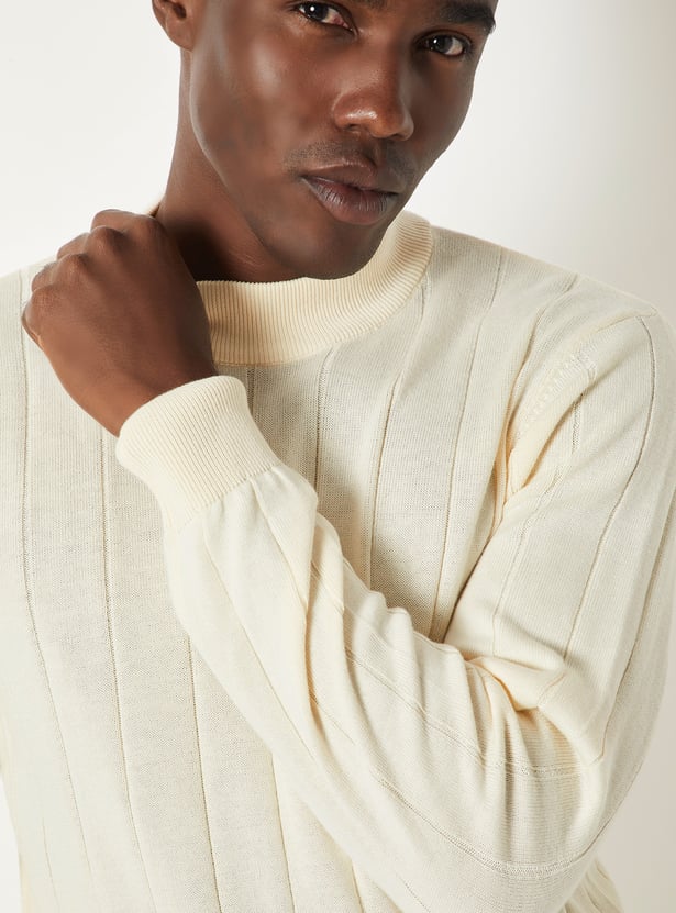 Men Knit Slim Fit Sweater