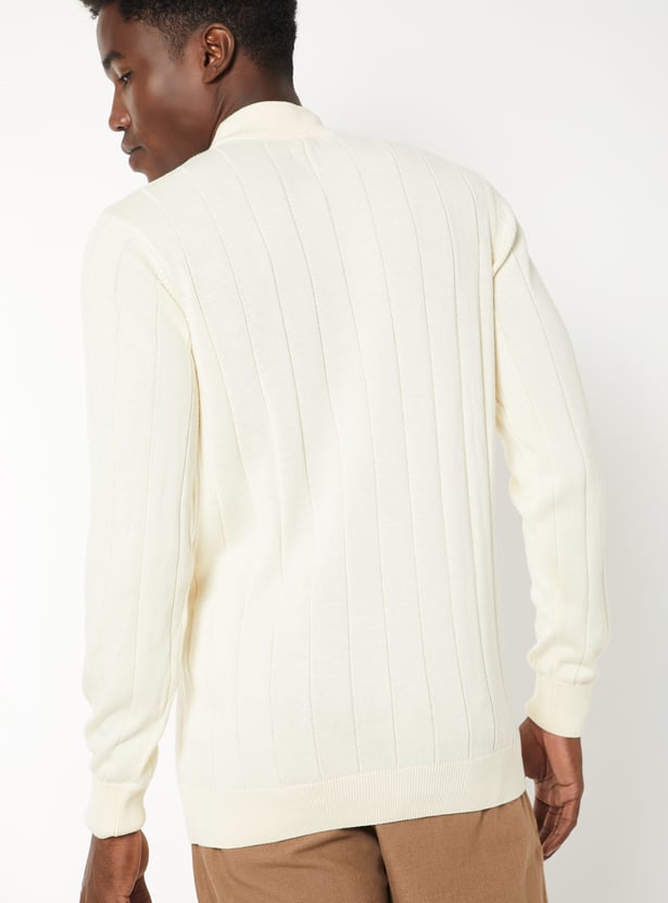 Men Knit Slim Fit Sweater