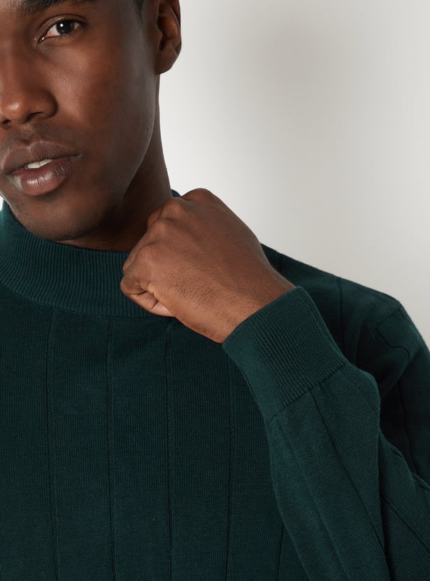 Men Knit Slim Fit Sweater