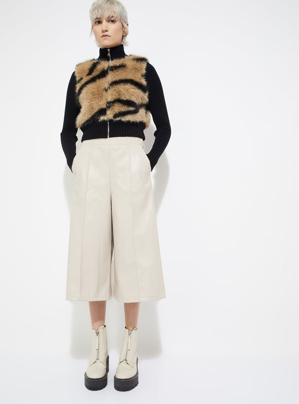 ALAYA F x URB_N Women Faux Fur Jacket