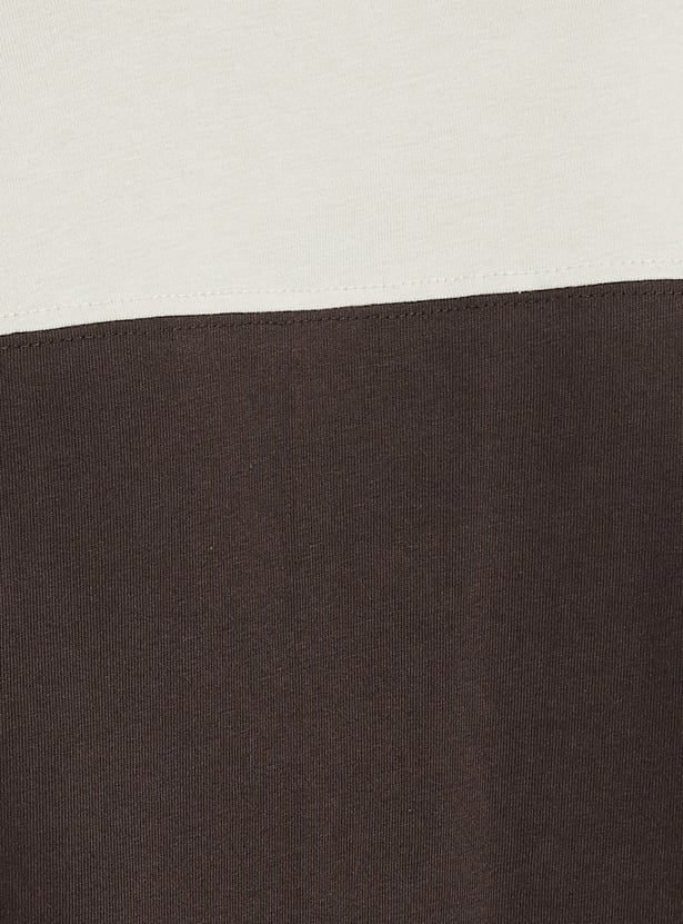 URB_N Men Colourblock Oversized T-shirt