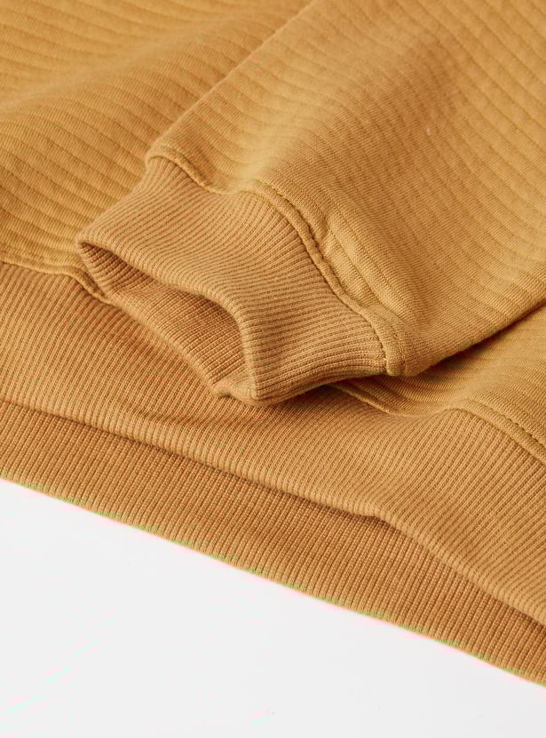 Boys Knit Oversized Sweatshirt