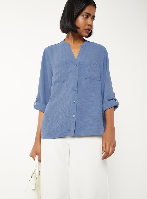 Women Textured Blouse