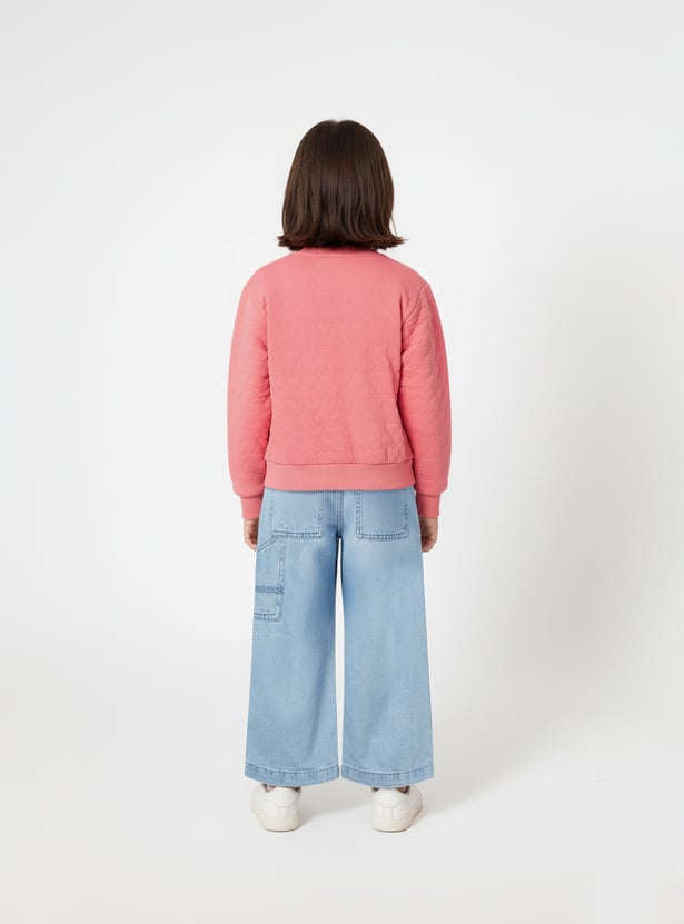 Girls Knit Sweatshirt