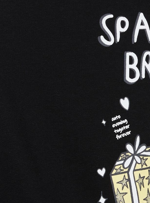 Girls Graphic Print T-shirt