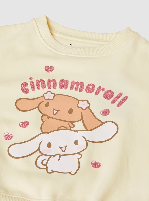 Girls Cinnamoroll Printed Sweatshirt