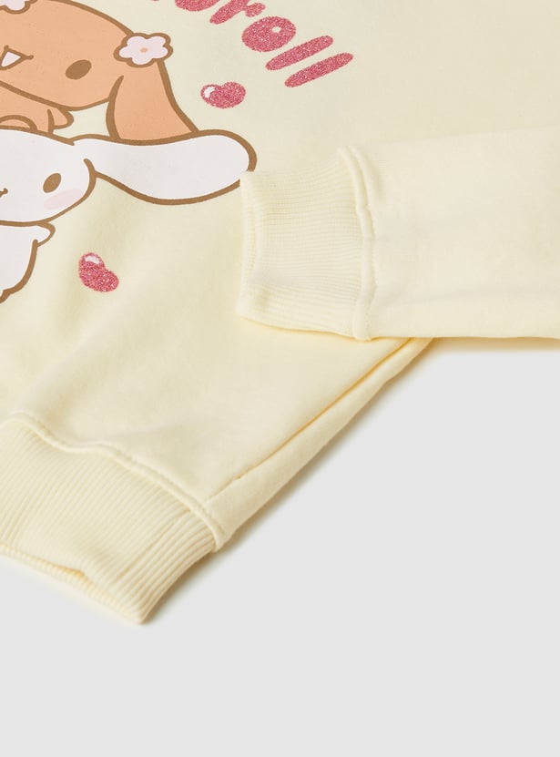 Girls Cinnamoroll Printed Sweatshirt
