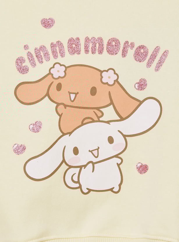 Girls Cinnamoroll Printed Sweatshirt