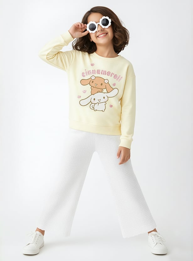 Girls Cinnamoroll Printed Sweatshirt